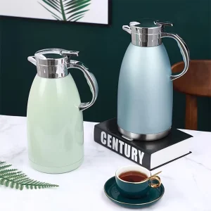 Double Wall Insulated Metal Kettle Stainless Steel Thermos Jug Hot Water Bottle Vacuum Flask Stainless Steel Thermos Vacuum