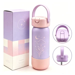 Double-Wall Insulated Stainless Steel Thermos Flask for Hot and Cold Water