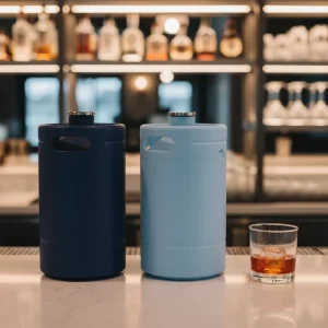 Double-Wall Stainless Steel Vacuum-Insulated 2L Cocktail Keg