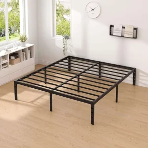 Durable Eco-Friendly Modern Metal Twin Bed Frame with Storage Assembled for School Hospital Hotel Apartment Bedroom Use