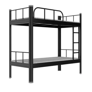 Durable Hostel Metal Adult Bunk Beds Modern Strong Dormitory Bunk Bed Commercial Dormitory Bunk Beds