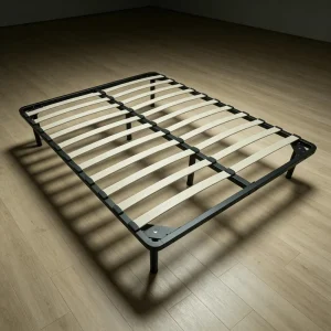 Durable Metal Modern Bed Frame with Easy Assembly High-quality Simple Design for Hotel Apartment School Bedroom Double Bed Base