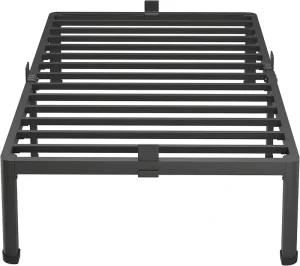 Durable Modern Bedroom Steel Iron Metal Bed Frame Single Queen Size Quick Assembly