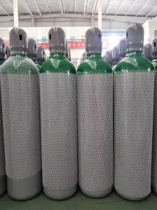 EN ISO 9809 Standard Steel Seamless Empty Argon Gas Cylinder 50L for Welding with Valve