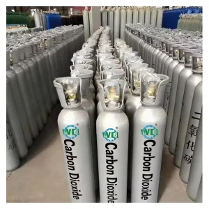 EN ISO9809 TPED High Pressure Seamless Steel Gas Cylinders 8L 10L 15L 40L for Food Grade CO2 Gas