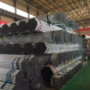 ERW Welded Galvanized Round Steel Pipe for Warehouse Frame and Industrial Workshop Structure