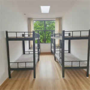 Easy Assemble Heavy Duty Bunk Beds Steel Frame for Dormitory School and Bedroom Use