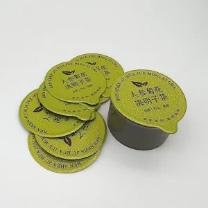 Easy Open Die Cut Heat Sealing Aluminum Foil Lids for Yogurt Cups and Coffee Capsules