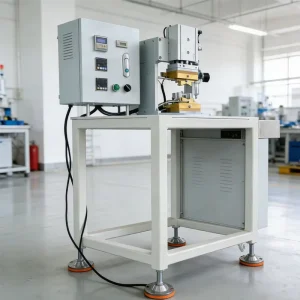 Easy Operated 0.5KW Manual Plastic Pouch Bag Box Nozzle Sealing Machine High Productivity Energy Saving Reliable Packing Machine