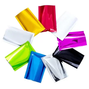 Easy-Tear Metallized Polyester Film Resealable Aluminum Foil Bag for Nuts, Facial Masks, Cosmetics, Powder, and Sample Packaging