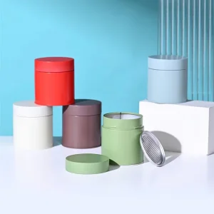 Eco-Friendly Customizable Storage Cylinder Tinplate Canister for Coffee, Tea, Chocolate, and Sugar with Safety Features
