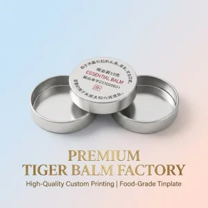 Eco-Friendly Recyclable Metal Packaging Tins with Custom Foam Inserts
