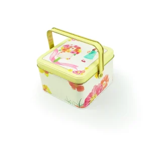 Eco-Friendly Recyclable Rectangular Tinplate Metal Gift Box for Candy Treats Cookies and Chocolate