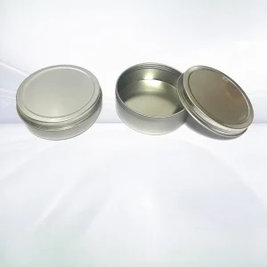 Eco-Friendly Recyclable Tinplate Cosmetic Box Beauty Packaging Container 100g Cream Ointment Tinplate Box