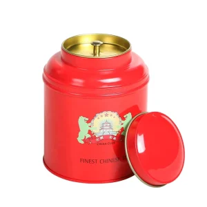 Eco Friendly Recycled Materials Metal Airtight Luxury Tea Can Food Packaging Tin Boxes