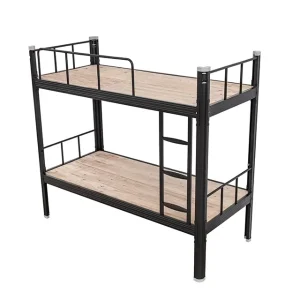 Economical Adult School Metal Bunk Beds SpaceSaving Bedroom Furniture for Dormitory