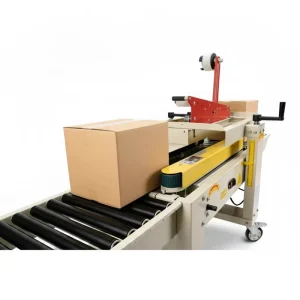 Electric Automatic Carton Sealing Machine for Beverage & Chemical Packaging High Speed Paper Carton Sealing