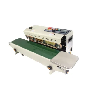 Electric Automatic Continuous Band Sealing Machine for Foil Pouches and Plastic Bags