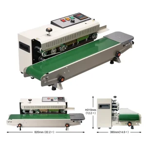 Electric Automatic Continuous Heat Sealing Machine for Apparel, Cartons, Cases, and Plastic Film Bags