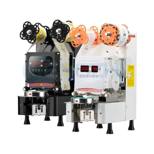 Electric Automatic High-Speed Cup Sealing Machine for Bubble Tea and Boba Beverages