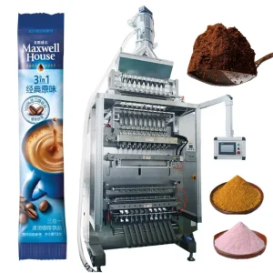 Electric Automatic VFFS Stick Sachet Bag Filling and Sealing Machine for Sugar and Jelly