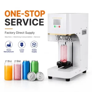 Electric Commercial Semi Automatic Can Sealing Machine Bubble Tea Shop Can Sealer Machine Universal Cup Holder Sealing Machine