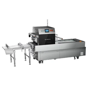 Electric Continuous Tray Sealer Modified Atmosphere Packing Machine for Food and Meat