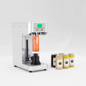 Electric Digital Automatic PET Can and Bottle Cold Sealing Machine for Beverage Drinks