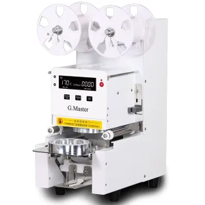 Electric Digital Fully Automatic Beverage Cup Sealing Machine for Milk Tea & Boba Easy Operate