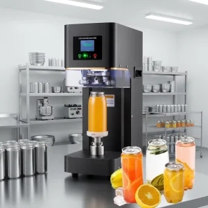 Electric Fully Automatic Beverage Can and Bottle Sealing Machine with Aluminum Lids High Accuracy Cold Sealing