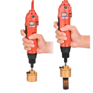Electric Handheld Manual Capping Machine for Plastic Beverage Bottles