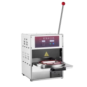 Electric Manual Beverage & Fast Food Heat Sealing Machine for Cans and Glass Plastic Case Sealer Easy to Operate