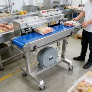Electric Semi-Automatic Carton Heat Sealing Machine for Chemical and Industrial Packaging