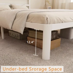 Elegant Double Iron Bed Frame Metal Bed Frame For Living Apartment