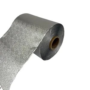 Embossed Hair Aluminum Foil Roll for Color Application and Highlighting Services Silver or Custom