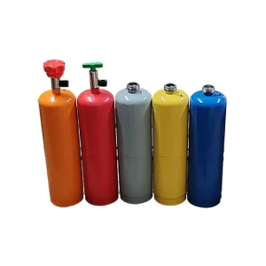 Empty 1000g Steel Gas Cylinder with Valve Low Pressure for Industrial Use for Refrigerants for R 134A