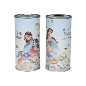 Empty 500ml 750ml 1L Edible Olive Oil Tin Plate Packaging Cans Screw Cap Matte Finish Offset Printing Food Use