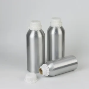 Empty Aluminum Essential Oil Bottle 200ml 250ml 300ml with Tamper-Evident Cap
