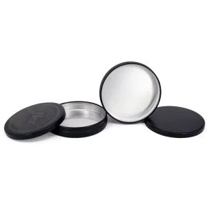 Empty Aluminum Jar Round Lidded Metal Tins Used for Holding Candy Cream and Other Daily Storage Supplies