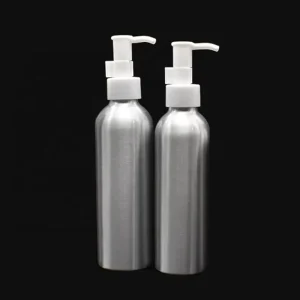Empty Aluminum Pump Bottles 100ml 150ml 200ml Refillable Lotion Dispensers for Skincare and Hair Care