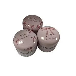 Empty Cylinder Tin Candle Containers with Lids Sealed Metal Storage Cans for Tea, Coffee, Candy, and Gifts