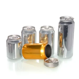 Empty Easy Open Can Metal Aluminum Beverage Beer Coffee Cans Custom Aluminum Can