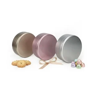 Empty Eco-Friendly Tinplate Box Food Grade Metal Container for Candy Cake Chocolate Biscuit Snack Sugar Gift Packaging Storage