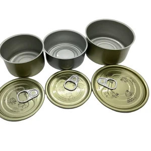 Empty Food Grade Metal Tin Can for Tuna Fish Ham Meat Chicken Easy Open Seamless Metal Can