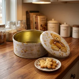 Empty Food-Grade Tinplate Container for Candy, Cookies, Chocolate, Biscuits, and Cake Packaging