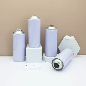 Empty Metal Aerosol Can for Personal Care and Body Deodorant Spray with Valve and Nozzle