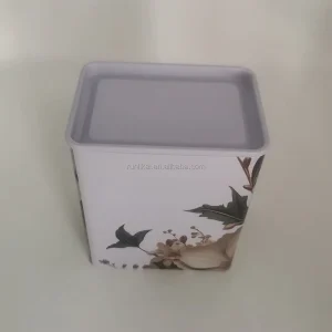 Empty Metal Tin Can Box Square Tinplated Cans Can Containers Tin Storage for Food