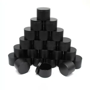 Empty Round Metal Candle Containers with 8oz Capacity for Candles, Candy, Wax, and Tea