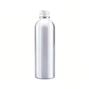 Empty Silver 500ml Aluminum Bottle with Aluminum Screw Cap