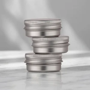 Empty Silver 5g Mini Metal Aluminium Cosmetic Jar Cans